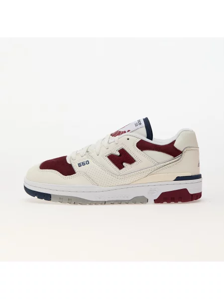 Кожени маратонки New Balance бежово бяло