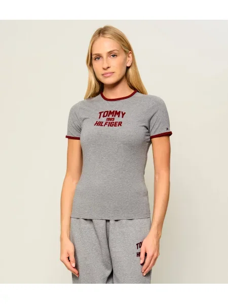 Tommy Hilfiger Tricou Varsity gri