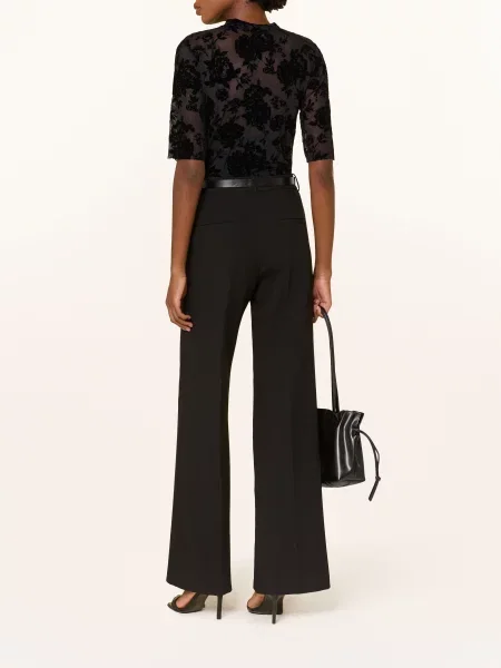 Ted Baker Tričko Aurlyne Ze Síťoviny / tmavě šedá černá
