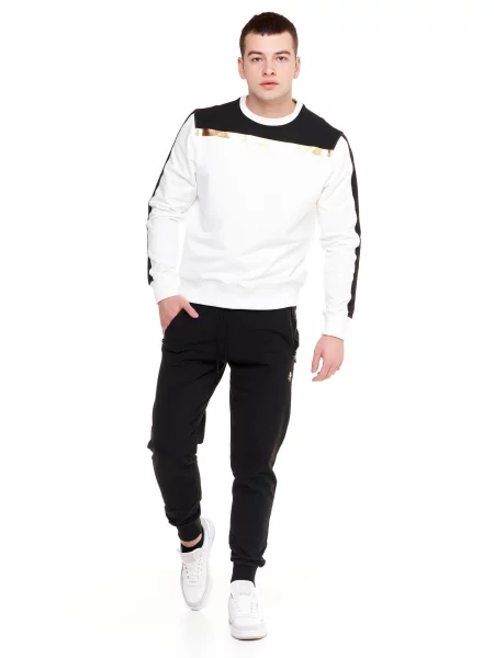 Bluza na co dzień na siłownię biała