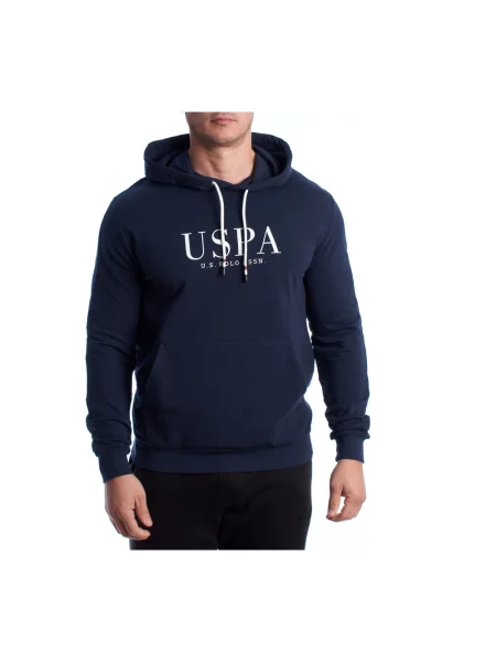 Bluza z kapturem U.s Polo Assn. niebieska