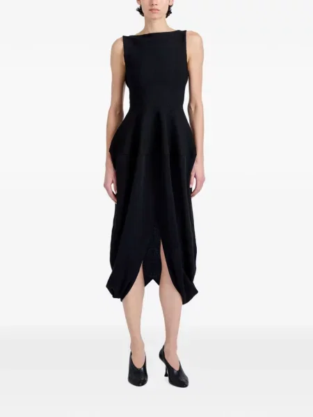 Rochie Proenza Schouler drapată negru