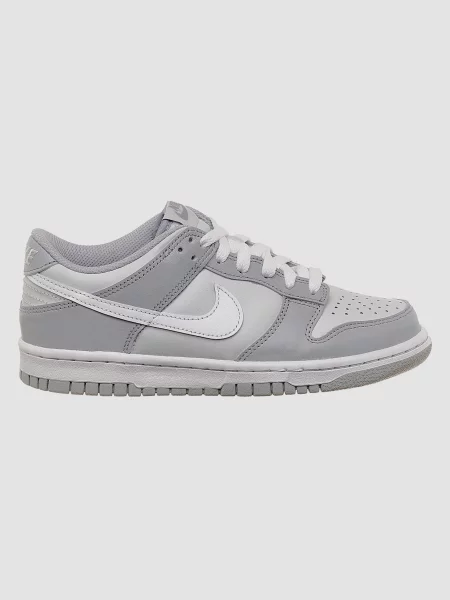 Кожаные кроссовки Nike Dunk белые