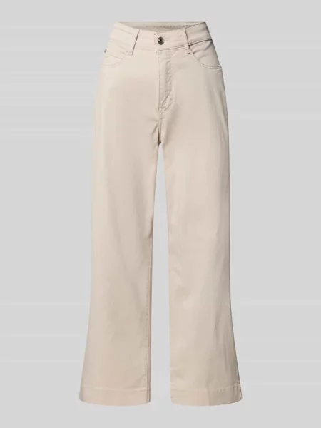 Kuloty z szeroką nogawką i 5 model ‘Dream’ Mac beżowe