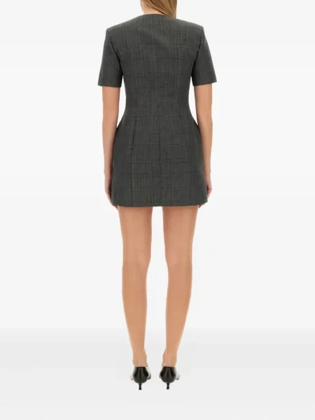 Rochie mini Msgm scurtă de costum gri