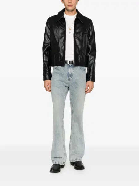 Geanta de piele Amiri negru