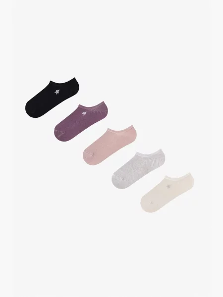 Penti Ponožky PENTI Glänzende Star Snaker Baumwoll-Glitzer-Paar-Socken mix barev