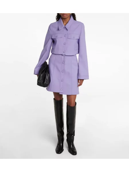 Fustă Dorothee Schumacher casual violet