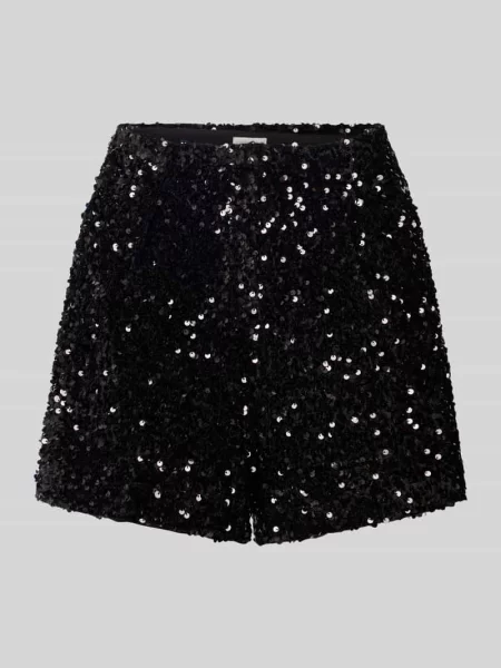 Bermudy z cekinami Apricot czarne