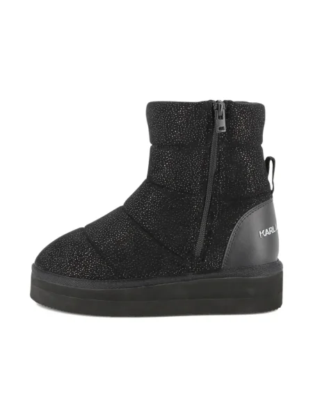 Buty do kostki dziecięce Karl Lagerfeld czarne