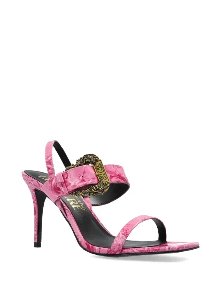 Sandale Versace Jeans Couture cu cataramă roz