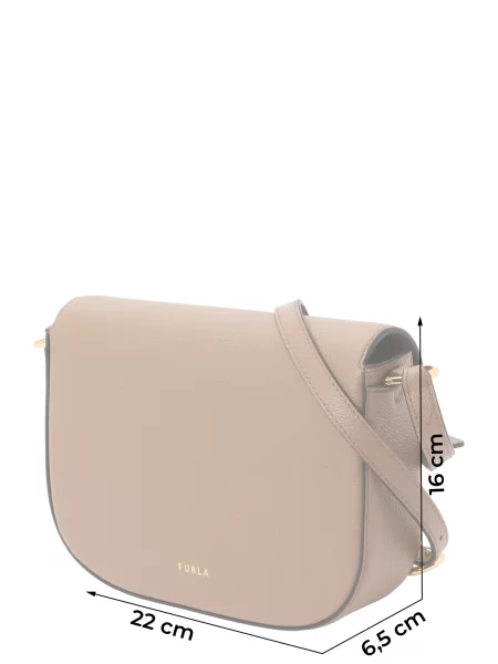 FURLA Geantă de umăr MOONLIGHT cămilă / auriu maro