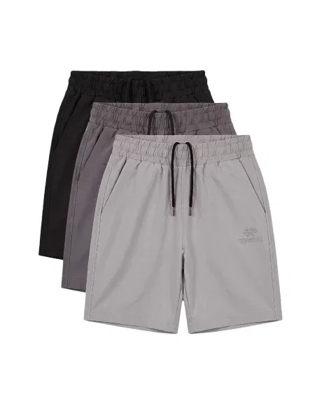 Tommy Life Hlače TOMMY Laufshorts mit Kordelzugbund' crna