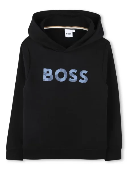 Bluza z kapturem dziecięca Bosswear czarna