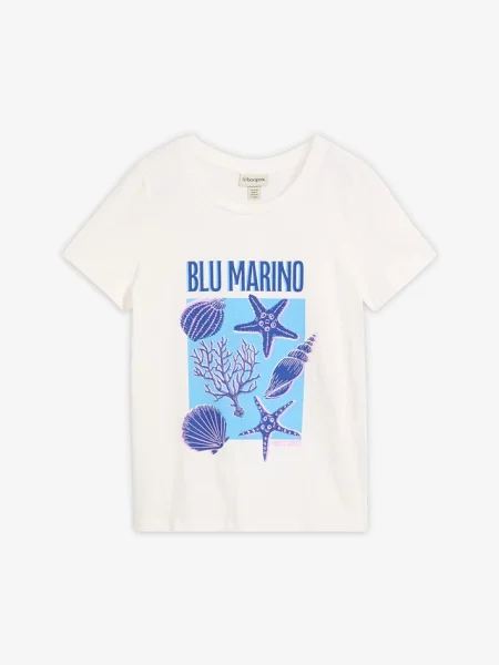 T-shirt z czystej bawełny organicznej biała