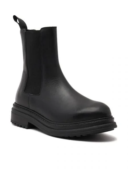 Marella De piele ghete chelsea CUSCINO negru