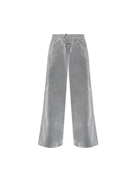 Spodnie Adidas z twillu do biegania szare