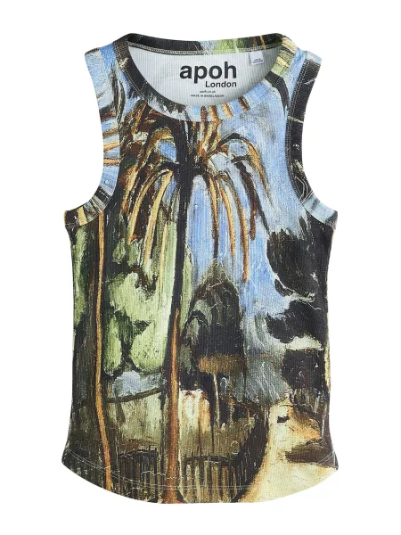 Next Top Monet Licence albastru deschis / maro / verde deschis negru