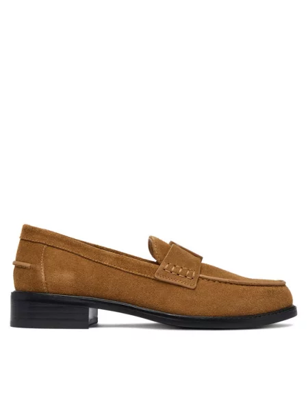 Loafers Furla College Svetlo hnedá