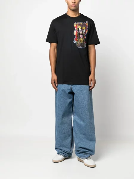 Krátké tričko Philipp Plein černé