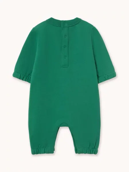 Tinycottons kombinezon za bebe od pamuka DOG GRAPHIC ONE-PIECE zelena