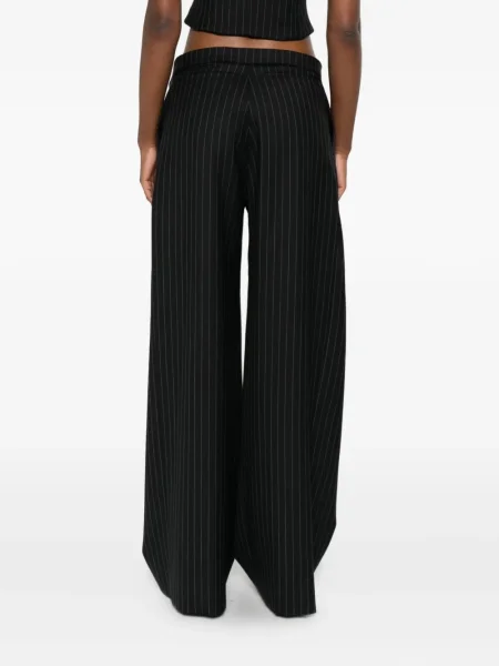 Prugaste hlače Duran Lantink crna