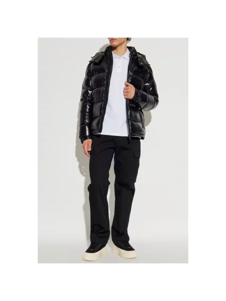 Koszulka polo Moncler biała