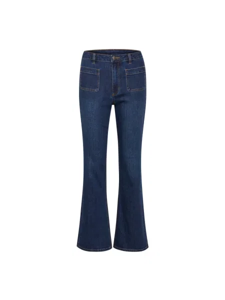 Jeansy dzwony Kaffe dzwony niebieskie