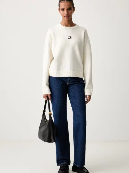 Tommy Jeans blugi straight pentru femei