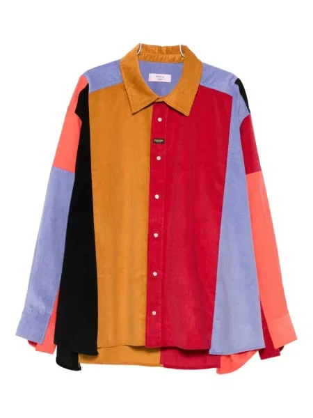 Риза Martine Rose от рипсено кадифе червено