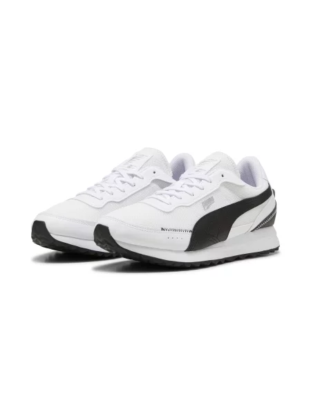 Skórzane sneakersy Blacktop Rider białe