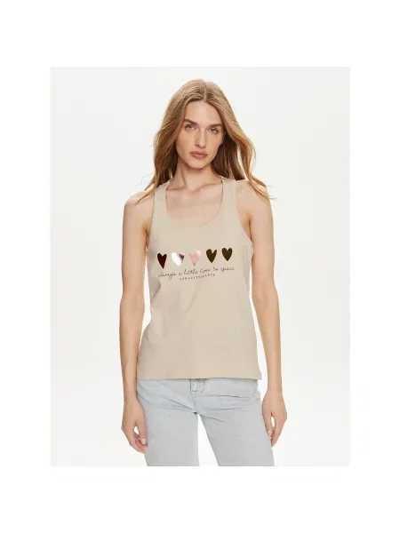 ONLY Топ Henny Écru Regular Fit