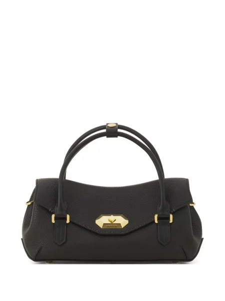 Geantă shopper Lanvin din piele negru