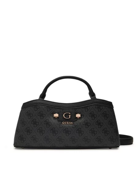 Guess Torebka Lindsey Szary ciemny czarna
