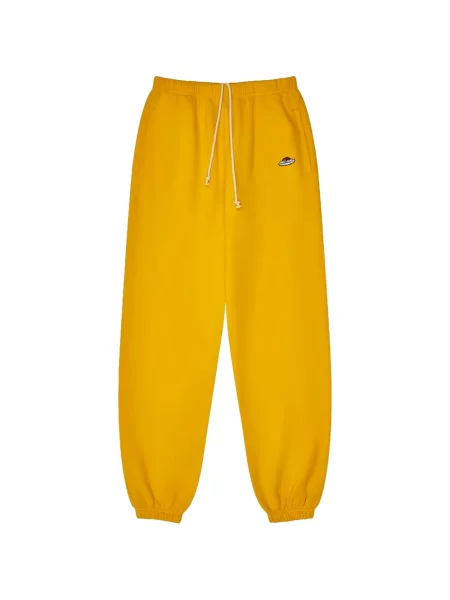 Pantaloni Hommegirls alergare cu autograf cu cordon galben