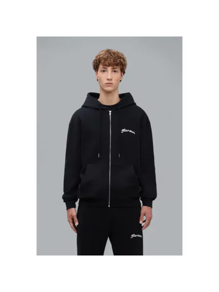 Bluza z kapturem Flâneur czarna
