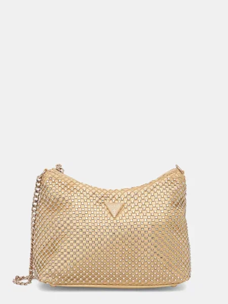 Guess torebka ZALINA złoty żółta