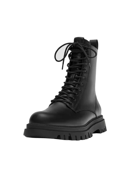 Pull&Bear Bocanci cu șireturi negru