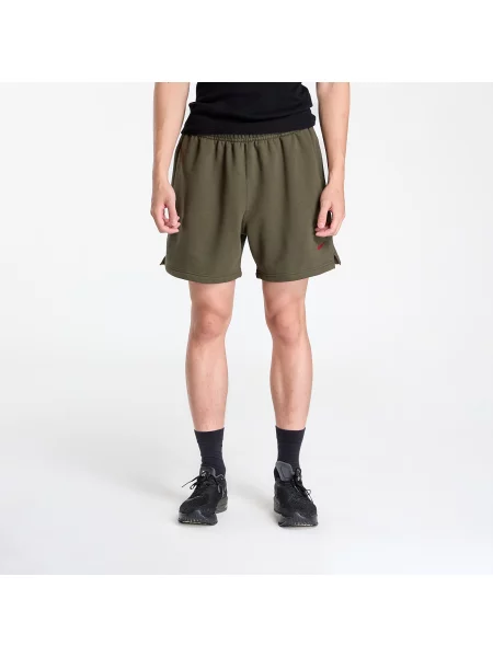 Fleecové šortky cargo Nike červené