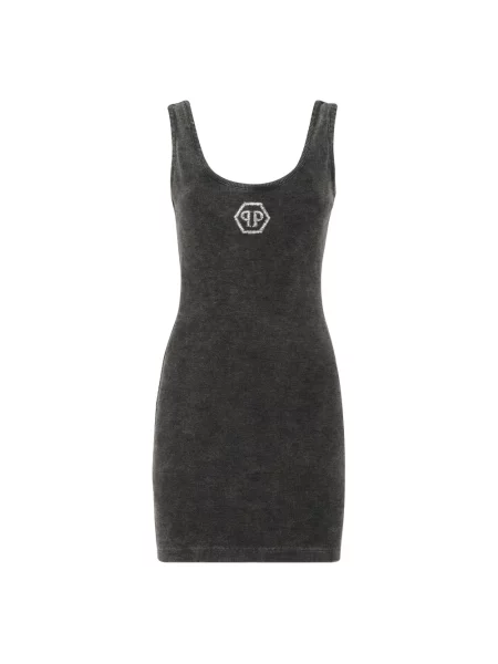 Sukienka mini Philipp Plein szara