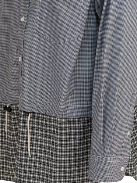 Košulja Comme Des Garçons Homme karirana siva