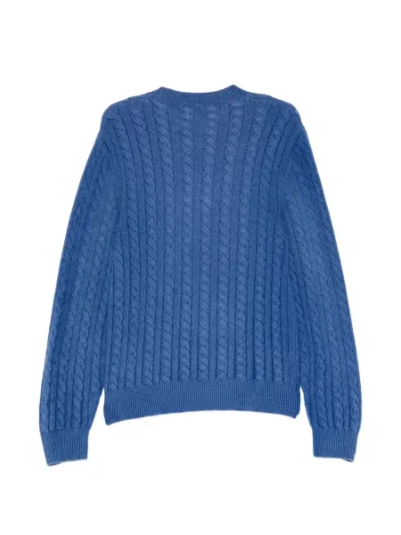 Pulover A.p.c. cu decolteu rotund albastru