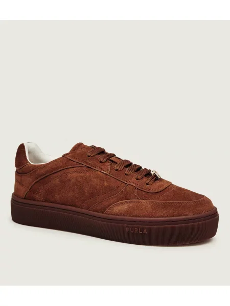 Furla Sneakers Furla Allegra | piele întoarsă maro