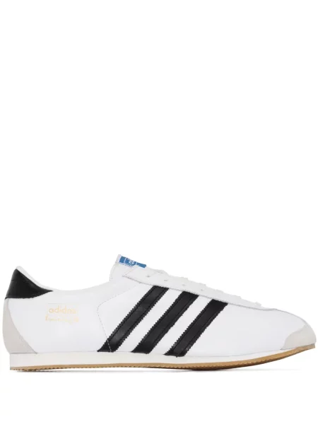 Sneakerși Adidas din piele alb