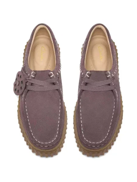 Pantofi Clarks violet