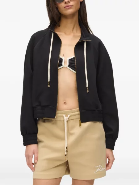 Hanorac Karl Lagerfeld cu autograf negru