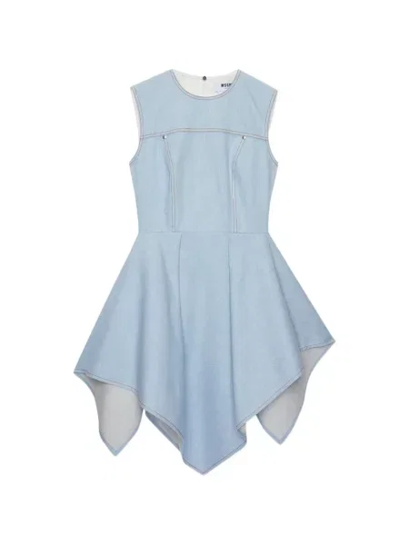 Rochie fără mâneci Msgm fără mâneci de costum albastru