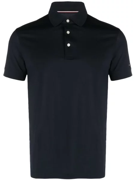 Polo Tommy Hilfiger cu broderie albastru