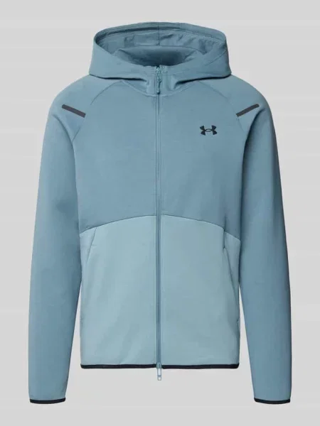 Bluza Under Armour Unstoppable Fleece Full Zip HD jasper blue/serpentine/black czarny