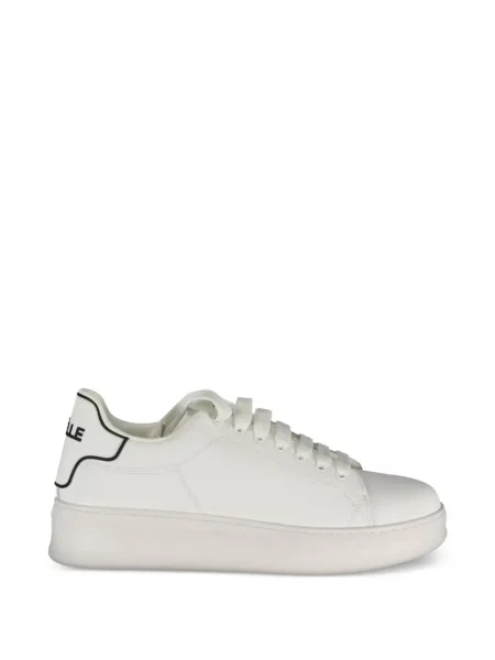Fűzős csipkés sneaker Gaelle nyomtatás fehér
